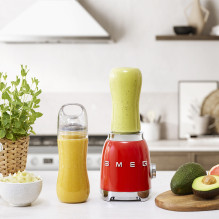 Blender - SMEG PBF01RDEU Compact Personal 2-Speed Double Blade Red