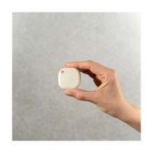 „Shelly Plug Play“ „Blu Button Tough Ivory“ „Bluetooth“ jungiklis ir pritemdiklis, šviesiai smėlio spalvos „Shelly Plug Play“ „Blu Button Tough Ivory“ „Bluetooth“ jungiklis ir pritemdiklis, šviesiai smėlio spalvos