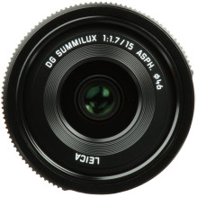 Panasonic LEICA DG SUMMILUX 15mm / F1.7 ASPH. (H-X015E-K) Black Panasonic LEICA DG SUMMILUX 15mm / F1.7 ASPH. (H-X015E-K) Black