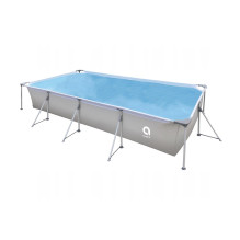 AVENLI grey frame pool, 394x207x80 AVENLI grey frame pool, 394x207x80