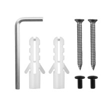 Maclean Horizontal Wall-Mounted Bike Rack, Steel, Max. Load 30 kg, Adjustable Angle, MC-172