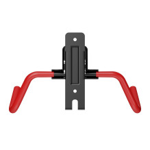 Maclean Horizontal Wall-Mounted Bike Rack, Steel, Max. Load 30 kg, Adjustable Angle, MC-172