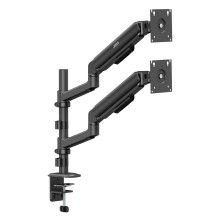 Ergo Office Mount / Holder for 2 Monitors, Gas Spring, 17"-32", 1-10 kg, Matte Black, ER-692 B Ergo Office Mount / Holder for 2 Monitors, Gas Spring, 17"-32", 1-10 kg, Matte Black, ER-692 B