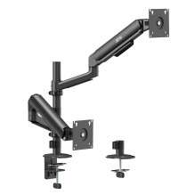 Ergo Office Mount / Holder for 2 Monitors, Gas Spring, 17"-32", 1-10 kg, Matte Black, ER-692 B Ergo Office Mount / Holder for 2 Monitors, Gas Spring, 17"-32", 1-10 kg, Matte Black, ER-692 B