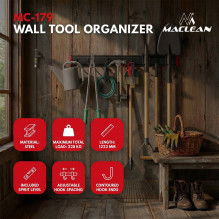 Maclean Wall-Mounted Tool...