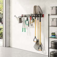 Maclean Wall-Mounted Tool Organizer, steel, max. load 228 kg, width 1222 mm, MC-179 Maclean Wall-Mounted Tool Organizer, steel, max. load 228 kg, width 1222 mm, MC-179
