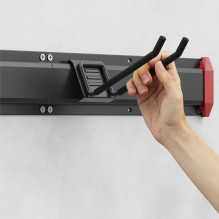 Maclean Wall-Mounted Tool Organizer, steel, max. load 136 kg, width 816 mm, MC-178 Maclean Wall-Mounted Tool Organizer, steel, max. load 136 kg, width 816 mm, MC-178