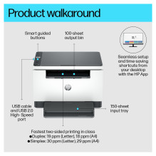 HP LaserJet MFP M234d Printer