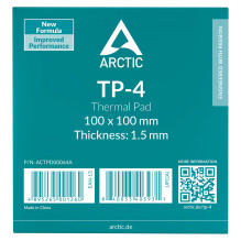 K Arctic Thermal Pad - ATP-4, -40-200 °C, 100 / 100 / 1.5mm K Arctic Thermal Pad - ATP-4, -40-200 °C, 100 / 100 / 1.5mm