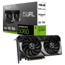 RTX 5060 8GB ASUS Dvigubas OC GDDR7 RTX 5060 8GB ASUS Dvigubas OC GDDR7