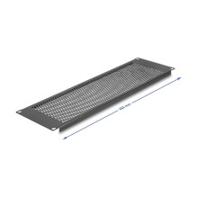 19? Blindpanel mit runden Löchern 3 HE schwarz 19? Blindpanel mit runden Löchern 3 HE schwarz