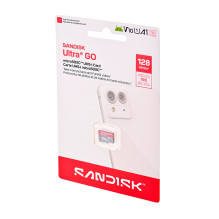 SanDisk Ultra GO 128 GB MicroSDXC UHS-I atminties kortelė SanDisk Ultra GO 128 GB MicroSDXC UHS-I atminties kortelė