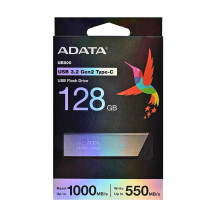 ADATA UE800 USB flash drive 128 GB USB Type-C 3.2 Gen 2 (3.1 Gen 2) Silver ADATA UE800 USB flash drive 128 GB USB Type-C 3.2 Gen 2 (3.1 Gen 2) Silver