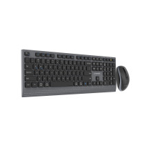 Gembird KBS-WPS-02 Dual-mode slim wireless desktop set, 2.4G+BT, US layout Gembird KBS-WPS-02 Dual-mode slim wireless desktop set, 2.4G+BT, US layout