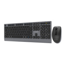 Gembird KBS-WPS-02-CYRL Dual-mode slim wireless desktop set, 2.4G+BT, RU layout Gembird KBS-WPS-02-CYRL Dual-mode slim wireless desktop set, 2.4G+BT, RU layout
