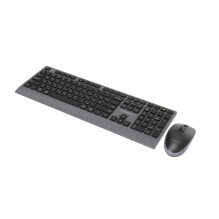 Gembird KBS-WPS-02-CYRL Dual-mode slim wireless desktop set, 2.4G+BT, RU layout Gembird KBS-WPS-02-CYRL Dual-mode slim wireless desktop set, 2.4G+BT, RU layout