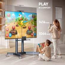 TV SET ACC MOBILE STAND / 32-75" / GRAPHITE TS1571-G ONKRON TV SET ACC MOBILE STAND / 32-75" / GRAPHITE TS1571-G ONKRON
