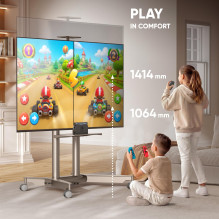 TV SET ACC MOBILE STAND / 32-75" / CHAMPAGNE TS1571-C ONKRON TV SET ACC MOBILE STAND / 32-75" / CHAMPAGNE TS1571-C ONKRON