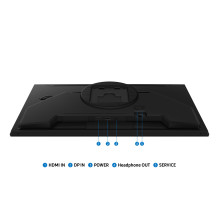 LCD Monitor, SAMSUNG, 25 ", 1920 x 1080 pixels, Full HD, Native aspect ratio 16:9, LCD, Flat, LS25HG402EUXEN