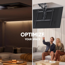 TV SET ACC CEILING MOUNT / 50-75" BLACK N3LE-B ONKRON TV SET ACC CEILING MOUNT / 50-75" BLACK N3LE-B ONKRON