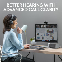HEADSET ZONE WIRELESS 2 / GRAPHITE 981-001152 LOGITECH