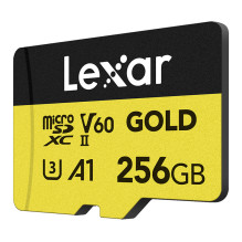 Atminties Kortelė - Lexar Gold microSDXC 256GB 280 MB / s Skaitymas, 180 MB / s Rašymas Atminties Kortelė - Lexar Gold microSDXC 256GB 280 MB / s Skaitymas, 180 MB / s Rašymas