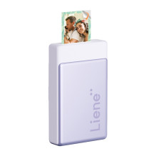 Spausdintuvas - Liene Pearl N200 Pro 2x3" Dyesublimacinis Foto Spausdintuvas Violetinis