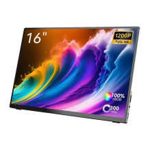 Monitorius - Minix SF16T 16" Nešiojamas Monitorius 120 Hz Jutiklinis Ekranas USB-C HDMI Monitorius - Minix SF16T 16" Nešiojamas Monitorius 120 Hz Jutiklinis Ekranas USB-C HDMI