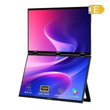 Monitorius - Zeuslap Z18W Dual 18.5" Full HD Nešiojamas Ekranas su USB-C ir HDMI Monitorius - Zeuslap Z18W Dual 18.5" Full HD Nešiojamas Ekranas su USB-C ir HDMI