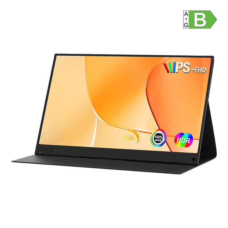 Monitorius - Zeuslap P15AT 15.6" Full HD Jutiklinis Ekranas, USB-C, HDMI
