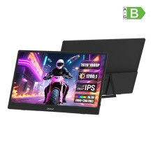 Monitorius - Zeuslap ZB156 15.6" Full HD Nešiojamas Ekranas USB-C, HDMI
