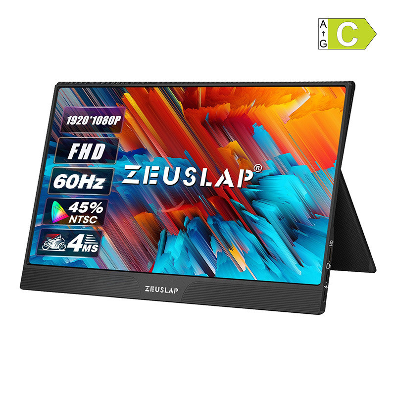 Nešiojamas monitorius - Zeuslap Z15ST 15.6" Full HD Jutiklinis Ekranas, USB-C, HDMI