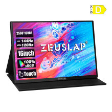 Monitorius - Zeuslap P16KT 16-Colių 2560×1600 144Hz Jutiklinis Ekranas