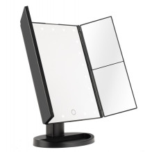 Veidrodinis Makiažas - Humanas HS-ML04 LED Apšvietimas, Reguliuojamas Ryškumas, USB Maitinimas - Juodas Veidrodinis Makiažas - Humanas HS-ML04 LED Apšvietimas, Reguliuojamas Ryškumas, USB Maitinimas - Juodas