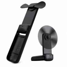 Nešiojamas Ventiliatorius - AECOOLY Pocket 01, 2000 mAh baterija, 24 valandos naudojimo, juoda