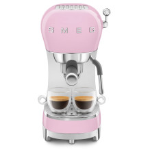 Kavos Aparatas - SMEG ECF02PKEU 15-Bar Rankinis Espresso Termoblokas 1.1L Rožinė Kavos Aparatas - SMEG ECF02PKEU 15-Bar Rankinis Espresso Termoblokas 1.1L Rožinė