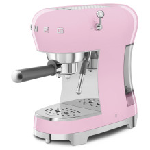 Kavos Aparatas - SMEG ECF02PKEU 15-Bar Rankinis Espresso Termoblokas 1.1L Rožinė Kavos Aparatas - SMEG ECF02PKEU 15-Bar Rankinis Espresso Termoblokas 1.1L Rožinė