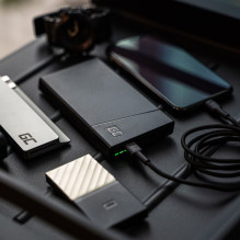 Išorinė Baterija - Green Cell PBGC02S 10000mAh Greitas Įkrovimas 3.0 3 Prievadai Juodas Išorinė Baterija - Green Cell PBGC02S 10000mAh Greitas Įkrovimas 3.0 3 Prievadai Juodas