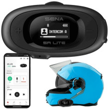 Motociklo Interkomas - Sena 5R Lite, Skirtas 1 Šalmui Motociklo Interkomas - Sena 5R Lite, Skirtas 1 Šalmui