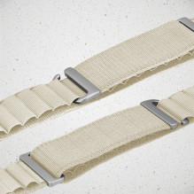 Mobilize Nylon Watch Band - Alpine - Titanium Connector - for Apple 38 / 40 / 41mm - Starlight Mobilize Nylon Watch Band - Alpine - Titanium Connector - for Apple 38 / 40 / 41mm - Starlight