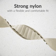 Mobilize Nylon Watch Band - Alpine - Titanium Connector - for Apple 38 / 40 / 41mm - Starlight Mobilize Nylon Watch Band - Alpine - Titanium Connector - for Apple 38 / 40 / 41mm - Starlight