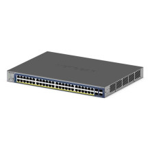 Tinklo komutatorius - NETGEAR GS752TXP 52-Port PoE Gigabit / 10G, 380W PoE Biudžetas Tinklo komutatorius - NETGEAR GS752TXP 52-Port PoE Gigabit / 10G, 380W PoE Biudžetas