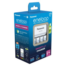 Įkroviklis - PANASONIC Eneloop Smartplus BQ-CC55 4x AA 2000 mAh Įkroviklis - PANASONIC Eneloop Smartplus BQ-CC55 4x AA 2000 mAh