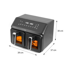 Karštas Oro Keptuvas - 2200 W 8 L LED Ekranas Karštas Oro Keptuvas - 2200 W 8 L LED Ekranas