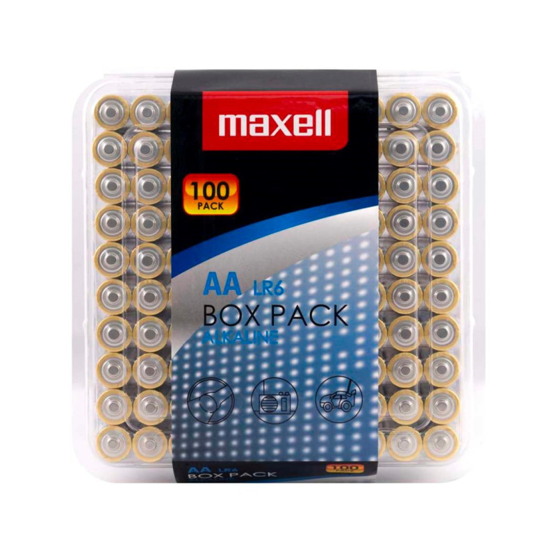 Baterija - MAXELL Alkaline AA LR6 1.5V 100 vnt.