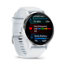 Išmanusis Laikrodis - Garmin Venu 3 1.4" AMOLED GPS Širdies Ritmo Monitorius Sidabrinis, Baltas Išmanusis Laikrodis - Garmin Venu 3 1.4" AMOLED GPS Širdies Ritmo Monitorius Sidabrinis, Baltas
