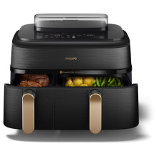 Orkaitė su oro kepimo funkcija - Philips 5000 Serija NA552 / 00 9L 2750W 12 Kepimo Programų Juoda Orkaitė su oro kepimo funkcija - Philips 5000 Serija NA552 / 00 9L 2750W 12 Kepimo Programų Juoda
