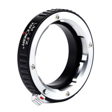 Adapteris - K&F Concept Leica M-Mount į Fuji X-Mount objektyvo adapteris, anoduotas aliuminis, juodas Adapteris - K&F Concept Leica M-Mount į Fuji X-Mount objektyvo adapteris, anoduotas aliuminis, juodas