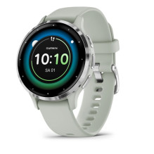 Išmanusis Laikrodis - Garmin Venu 3S 1.2" AMOLED GPS Širdies Ritmo Monitorius Pilkas Sidabras