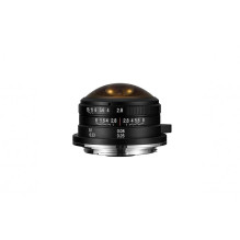 Fotoaparato Objektyvas - Laowa 4mm f / 2.8 Fisheye 210° Matymo Kampas 135g